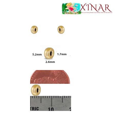 14/20 Gold Filled Donut Beads | 3mm 4mm 5mm 6mm 8mm | 14k Rondell Beads