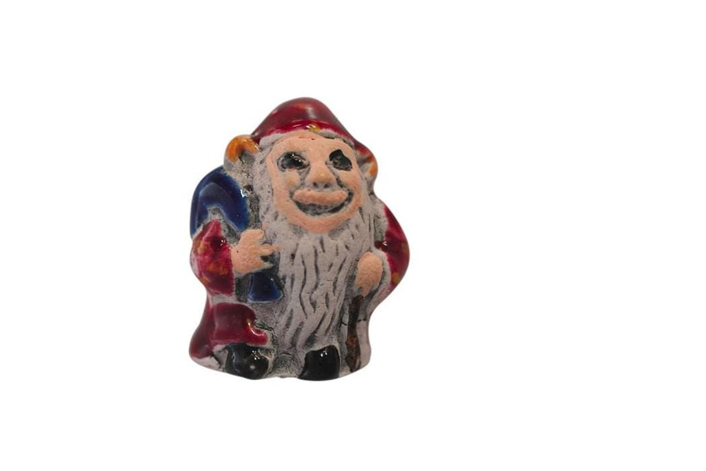 Unique Hand Painted Ceramic Beads from Peru - Perfect for Gnome and Garden - main product image