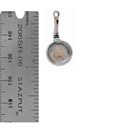 Sauté Pan Charm Sterling Silver | Cooking Pot Jewelry | Gift Idea | Made in USA