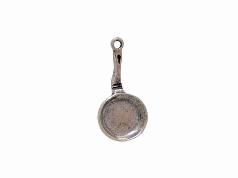 Sauté Pan Charm Sterling Silver | Cooking Pot Jewelry | Gift Idea | Made in USA