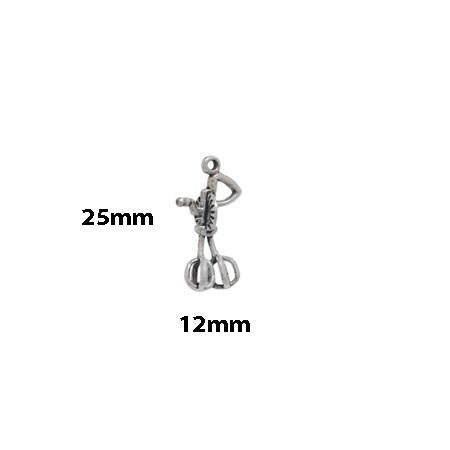 Egg Beater Charm Sterling Silver | Kitchen Utensil Charms | Utensil Jewelry | Gift Idea | Made in USA
