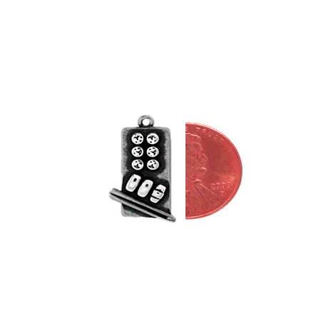 Sushi Tray Charm Sterling Silver - alternate angle