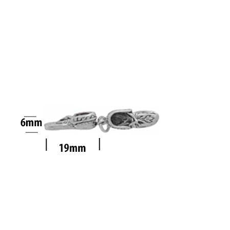 Moccasins Charm Sterling Silver - product image 7