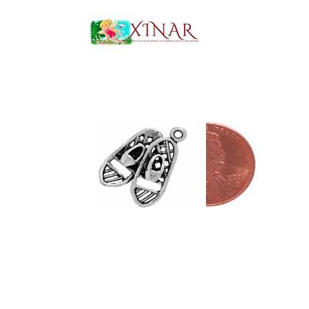 Snowshoes Charm Sterling Silver | Footwear Jewelry | Gift Idea | Made in USA