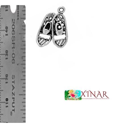 Snowshoes Charm Sterling Silver | Footwear Jewelry | Gift Idea | Made in USA