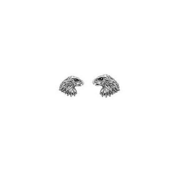 Eagle Earring, Eagle Head Earrings, Sterling Silver, Bald Eagle Jewelry