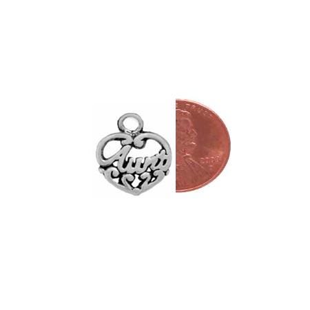 Aunt Charm Sterling Silver | Aunt Jewelry | Gift Idea | Made in USA