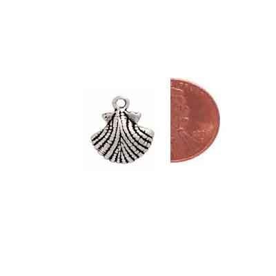 12mm Seashell Charm Sterling Silver | Seashell Jewelry | Gift Idea | Made in USA