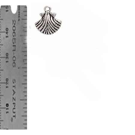 12mm Seashell Charm Sterling Silver | Seashell Jewelry | Gift Idea | Made in USA