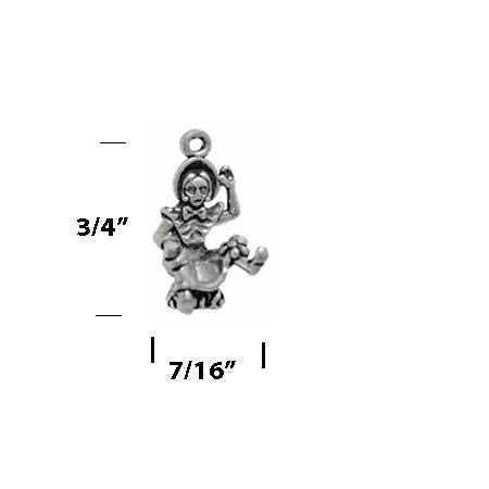 Little Miss Muffet Charm Sterling Silver | Nursery Rhyme Jewelry | Gift Idea | Made in USA