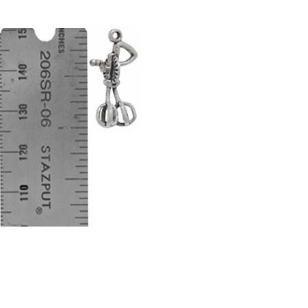 Egg Beater Charm Sterling Silver - product image 4