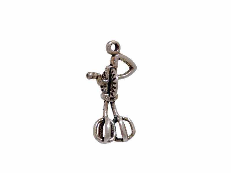 Egg Beater Charm Sterling Silver | Kitchen Utensil Charms | Utensil Jewelry | Gift Idea | Made in USA