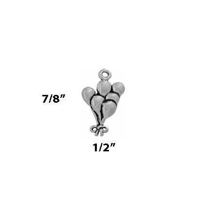 Balloon Charm | Sterling Silver | Balloon Bouquet Charm | Gift Idea | Made in USA