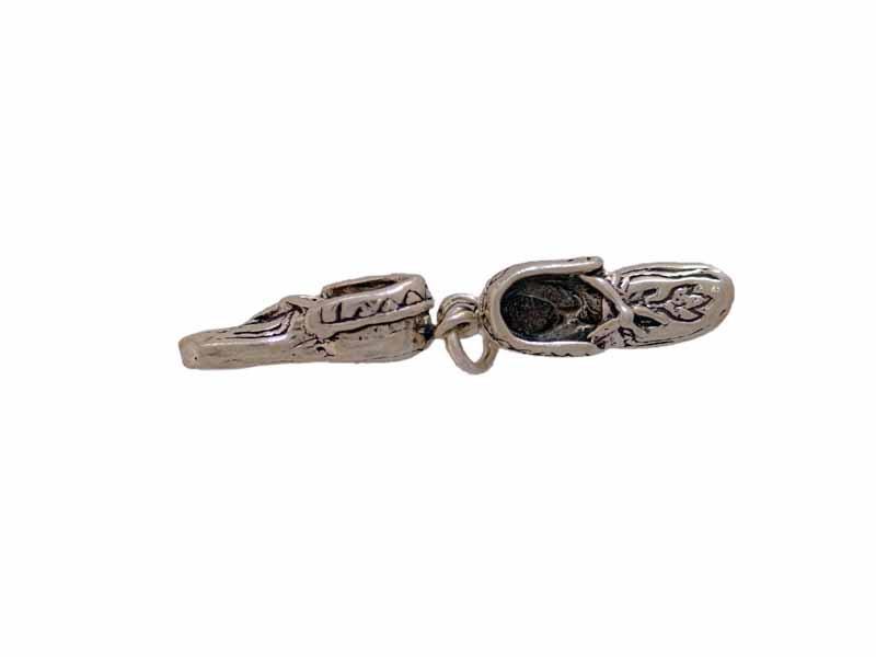 Moccasins Charm Sterling Silver | Foot ware Charm | Native American Inspired Jewelry | Gift Idea | Made in USA