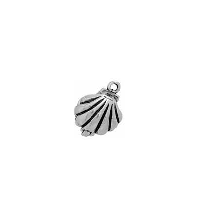 Oyster Shell Charm Sterling Silver - main product image