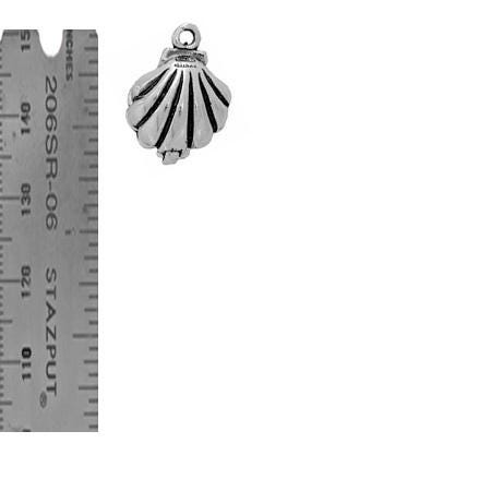 Oyster Shell Charm Sterling Silver | Oyster Jewelry | Sea Shell Jewelry | Gift Idea | Made in USA