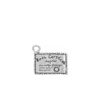 Birth Certificate Charm - main product image
