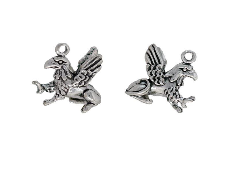 Griffin Charm | Sterling Silver | Myth Jewelry | Gift Idea | Made in USA