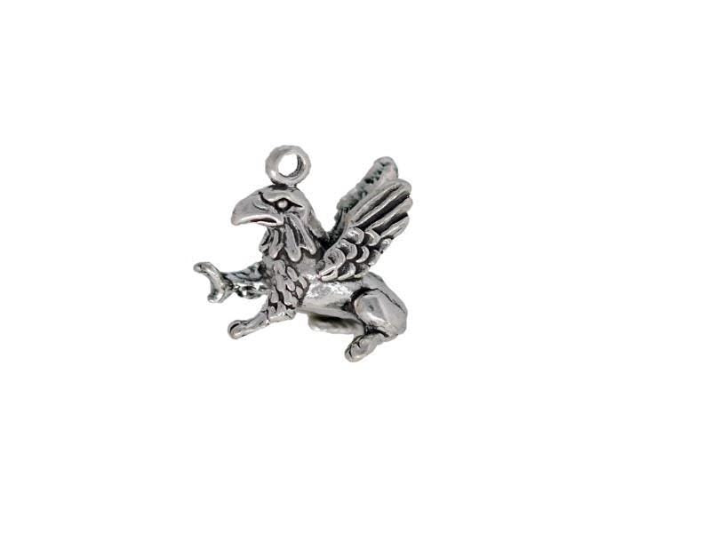 Griffin Charm | Sterling Silver | Myth Jewelry | Gift Idea | Made in USA